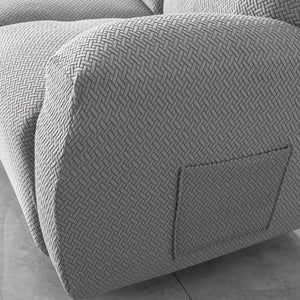 miniature poche latérale housse de canapé relax microfibre gris