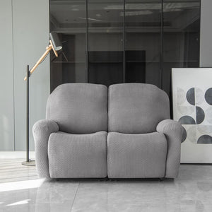 miniature poche latérale housse de canapé relax microfibre gris