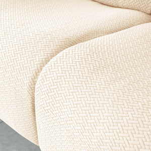 miniature avant canapé relax 3 places housses microfibre extensibles beige