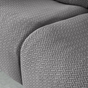 miniature poche latérale housse de canapé relax microfibre gris