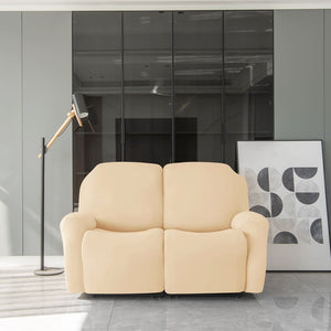 miniature avant canapé relax 3 places housses extensibles beige