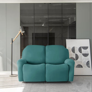 miniature avant canapé relax 3 places housses extensibles verte