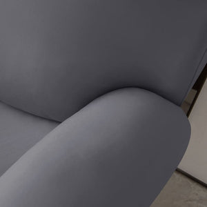 miniature avant canapé relax 3 places housses extensibles grise