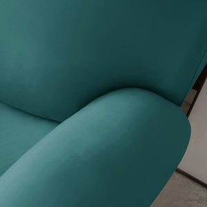 miniature avant canapé relax 3 places housses extensibles verte