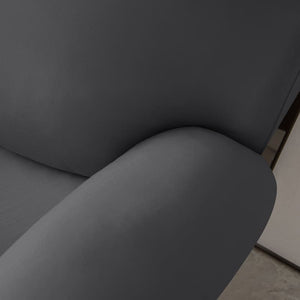 miniature avant canapé relax 3 places housses extensibles gris foncé