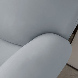 miniature avant canapé relax 3 places housses extensibles gris clair