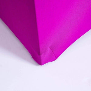 miniature Housse de Chaise Mariage Fleur Magenta de bonne qualité