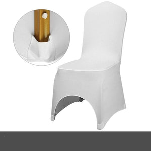 miniature Housse de Chaise Mariage Lycra Blanc pas chère