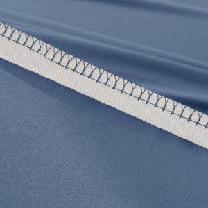 miniature couture housse de fauteuil relax bleu gris