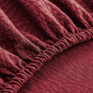 miniature Housse de canapé imperméable extensible rouge brique