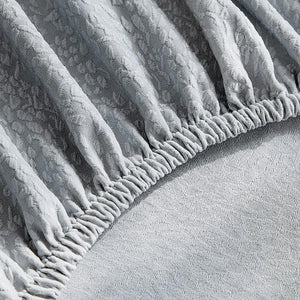 miniature Housse de canapé imperméable extensible gris clair