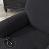 élastique housse de fauteuil relax microfibre noir