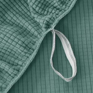 miniature tissu housse de fauteuil relax jacquard vert mousse