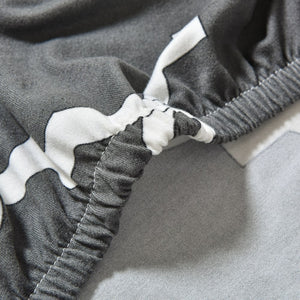 miniature élastique housse de fauteuil cabriolet extensible grise pas cher