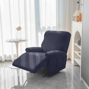 miniature couture housse de fauteuil relax bleu marine