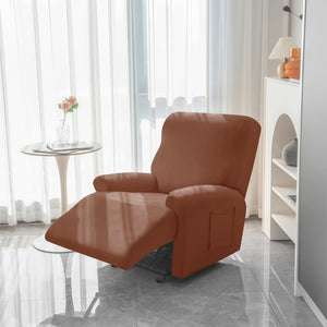 miniature couture housse de fauteuil relax brune
