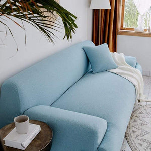 miniature Housse de coussin imperméable bleu ciel