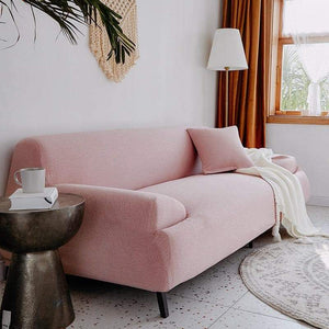 miniature Housse de coussin imperméable rose clair