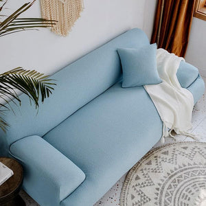 miniature Housse de coussin imperméable bleu ciel
