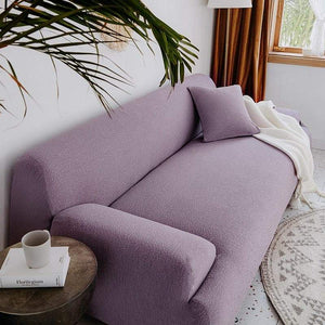 miniature Tissu housse de canapé imperméable gris lavande