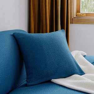 miniature Housse de coussin imperméable bleu