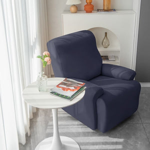 miniature couture housse de fauteuil relax bleu marine