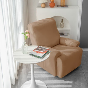 miniature couture housse de fauteuil relax camel