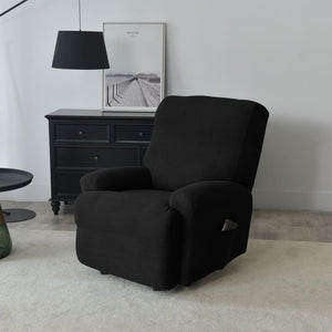 miniature textile housse de fauteuil relax jacquard noir