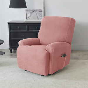 miniature textile housse de fauteuil relax jacquard rose