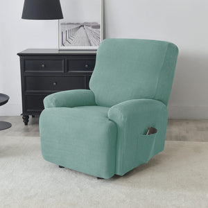 miniature tissu housse de fauteuil relax jacquard vert mousse