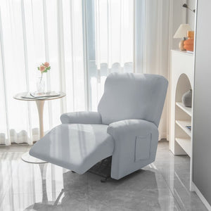 miniature couture housse de fauteuil relax gris clair