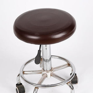 miniature housse de tabouret de bar simili cuir rouge