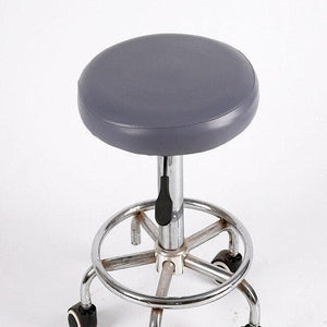 miniature housse de tabouret de bar simili cuir rouge
