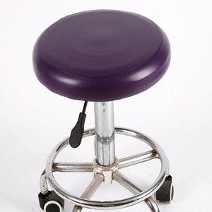miniature housse de tabouret de bar simili cuir rouge