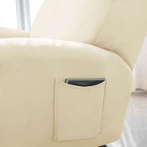 miniature couture housse de fauteuil relax blanc cassé