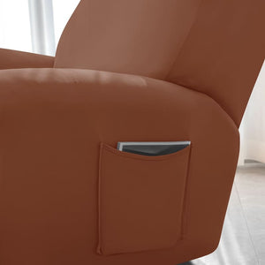 miniature couture housse de fauteuil relax brune