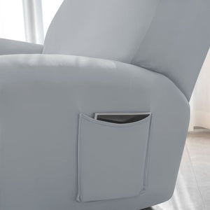 miniature couture housse de fauteuil relax gris clair