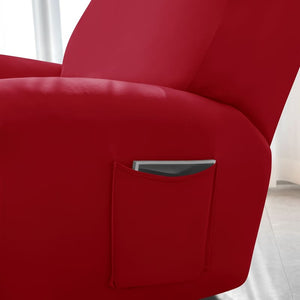 miniature couture housse de fauteuil relax rouge