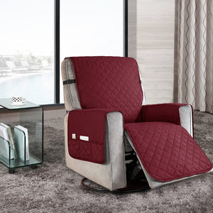 miniature détail tissu Protège Fauteuil Bordeaux