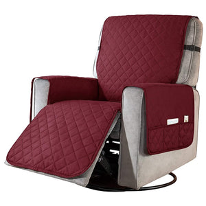 miniature détail tissu Protège Fauteuil Bordeaux