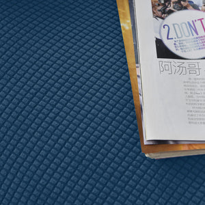 miniature textile housse de fauteuil relax jacquard bleu