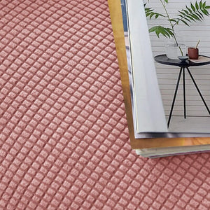 miniature textile housse de fauteuil relax jacquard rose