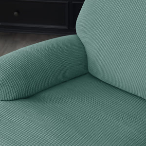 miniature tissu housse de fauteuil relax jacquard vert mousse
