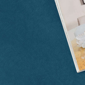 miniature textile housse de fauteuil relax velours bleu canard