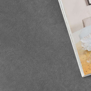 miniature textile housse de fauteuil relax velours gris