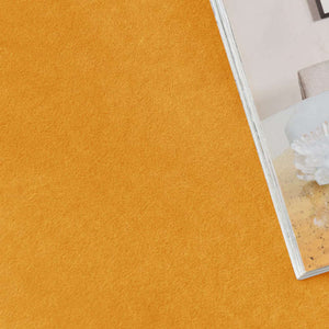 miniature textile housse de fauteuil relax velours jaune