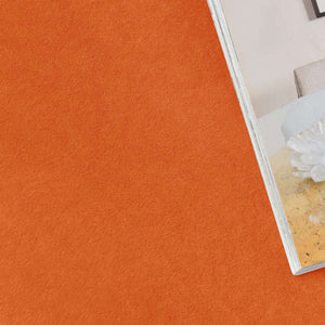 miniature textile housse de fauteuil relax velours orange