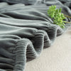 textile housse de protection pour canapé d&#39;angle d&#39;angle velours gris clair