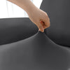 tissu élastique housse de fauteuil relax gris foncé