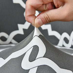 miniature élastique housse de fauteuil cabriolet extensible grise pas cher